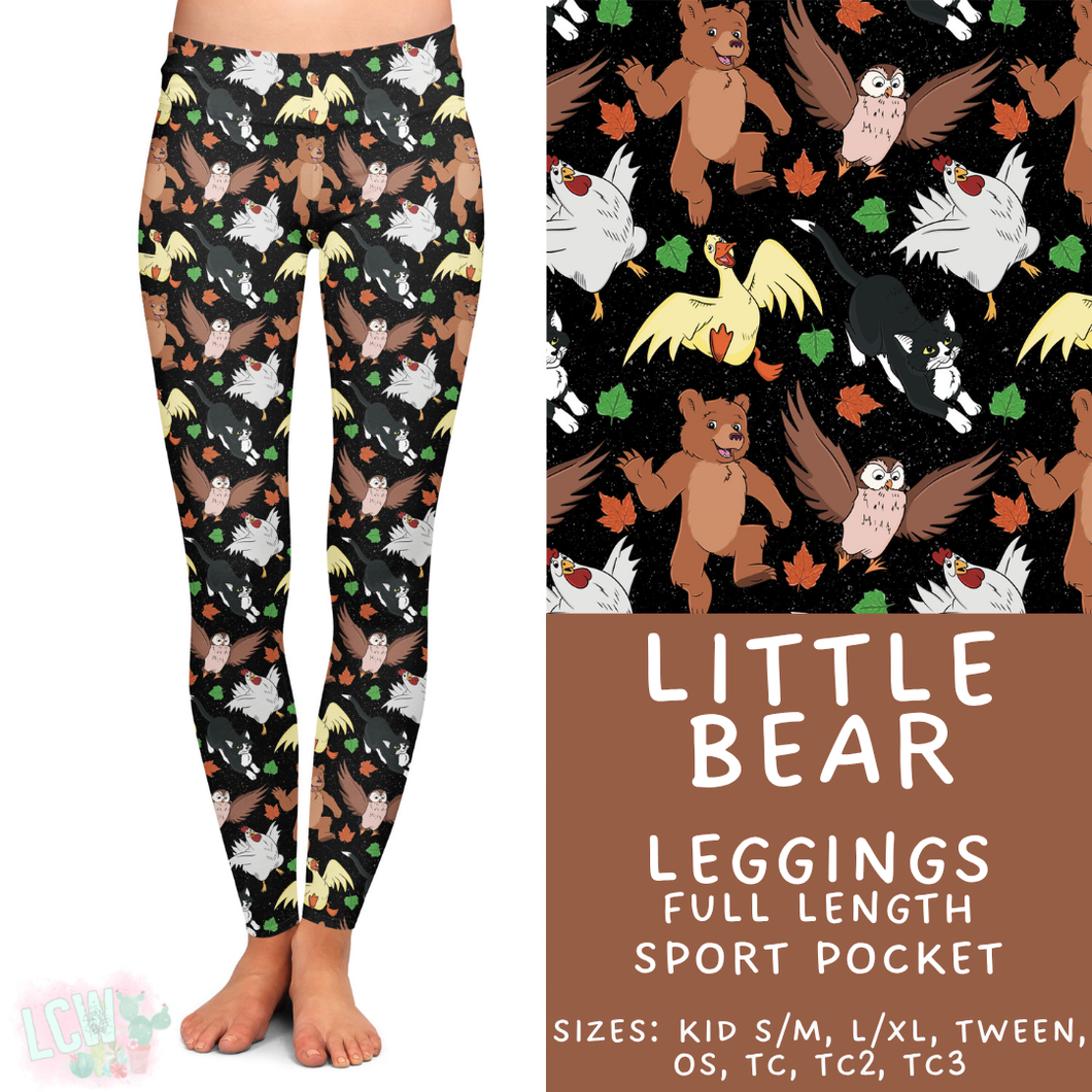 Batch #456 - Storybook Collection 4 - Closes 11/28 - ETA late Jan - Little Bear Full Length Leggings