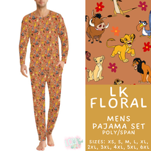 Load image into Gallery viewer, Batch #587 - Family Pajamas 2 - Closes 9/18 - ETA mid Nov - LK Floral Men's Pajama Set
