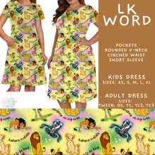Load image into Gallery viewer, Batch #608 - Magic in Words - Closes 11/4 - ETA early Jan - LK Word Adult &amp; Kids Dresses
