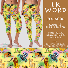 Load image into Gallery viewer, Batch #608 - Magic in Words - Closes 11/4 - ETA early Jan - LK Word Full and Capri Length Joggers
