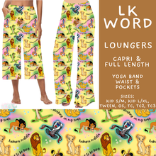 Load image into Gallery viewer, Batch #608 - Magic in Words - Closes 11/4 - ETA early Jan - LK Word Capri and Full Length Loungers
