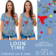 Load image into Gallery viewer, Batch #586 - Cool Characters 18 - Closes 9/16 - ETA mid Nov - Loon Time Everyday Tank &amp; Tee
