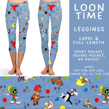 Load image into Gallery viewer, Batch #586 - Cool Characters 18 - Closes 9/16 - ETA mid Nov - Loon Time Full and Capri Length Leggings
