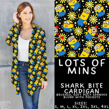 Load image into Gallery viewer, Batch #454 - Cool Characters 10 - Closes 11/26 - ETA mid Jan - Lots of Mins Cardigan
