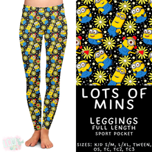 Load image into Gallery viewer, Batch #454 - Cool Characters 10 - Closes 11/26 - ETA mid Jan - Lots of Mins Full Length Leggings
