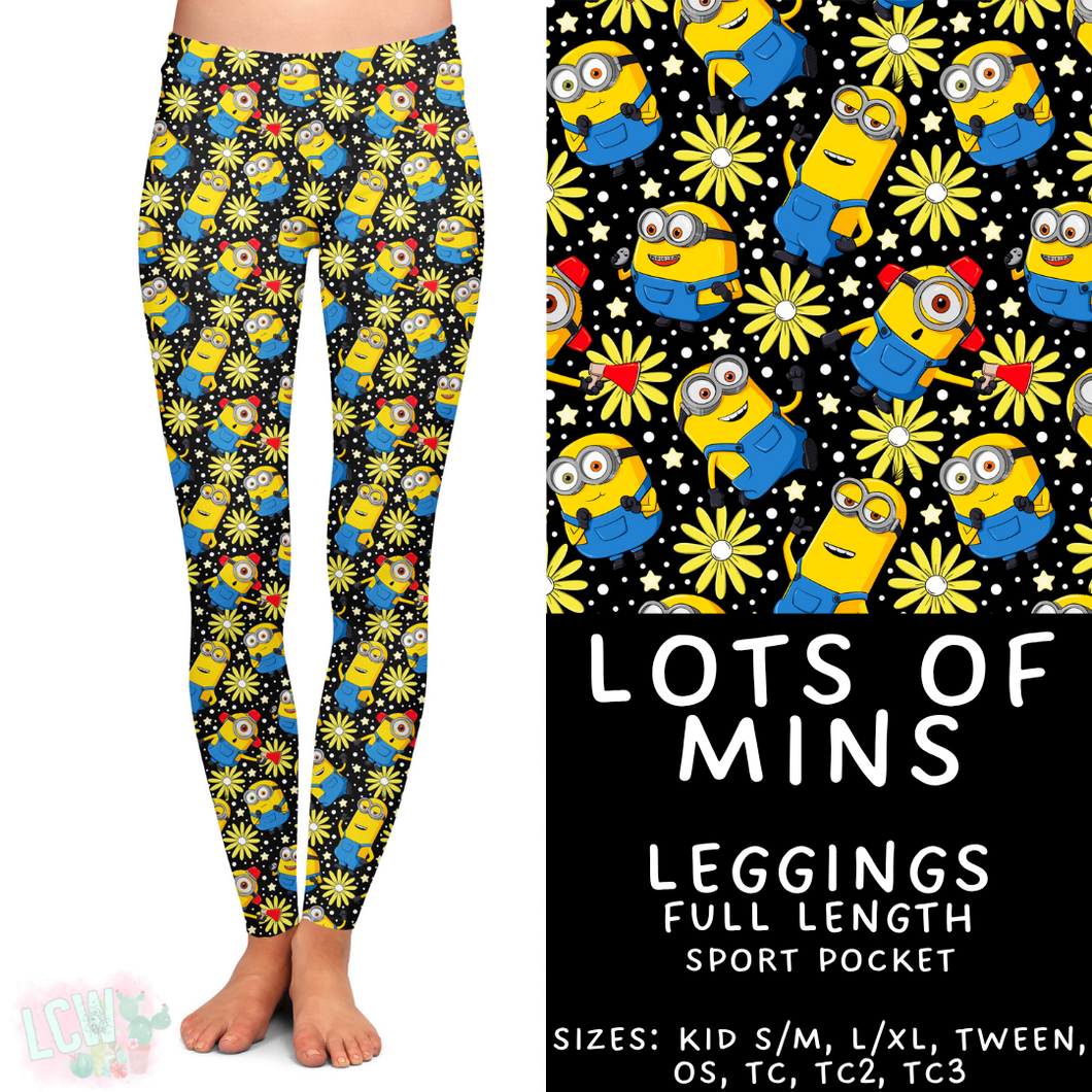 Batch #454 - Cool Characters 10 - Closes 11/26 - ETA mid Jan - Lots of Mins Full Length Leggings