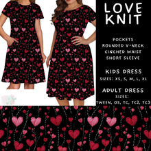 Load image into Gallery viewer, Batch #452 - Mom &amp; Me Love - Closes 11/21 - ETA early Jan - Love Knit Womens &amp; Girls Dresses
