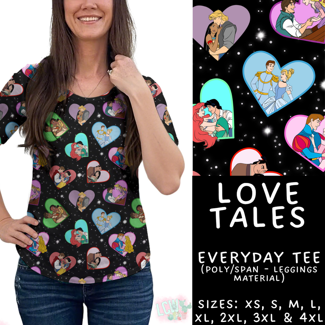 Batch #457 - Magical Character Love Collection - Closes 12/1 - ETA mid Jan - Love Tales Everyday Tee