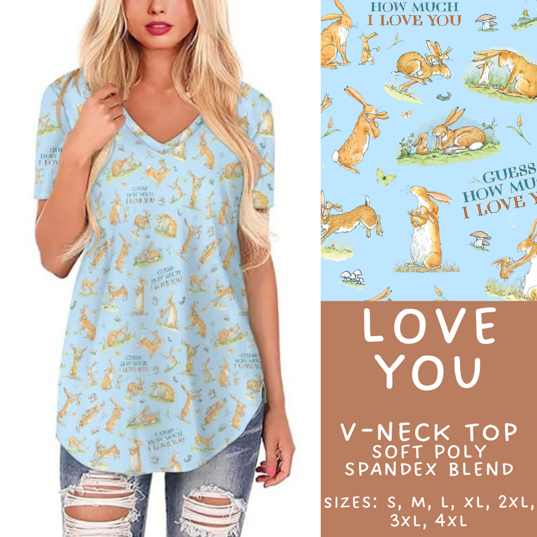 Batch #308 - Storybook Collection 2 - Closes 3/21 - ETA mid May - Love You V-Neck Tee