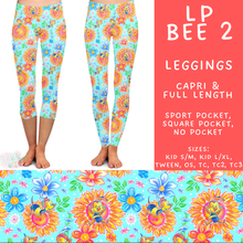 Load image into Gallery viewer, Batch #553 - LP Collection 3 - Closes 7/8 - ETA early Sept - LP Bee 2 Full and Capri Length Leggings
