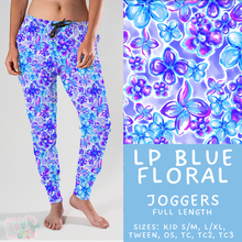 Load image into Gallery viewer, Ready to Ship - LP Blue Floral Joggers - TC2

