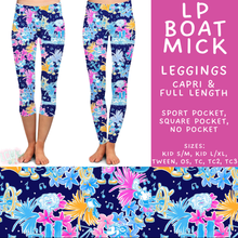 Load image into Gallery viewer, Batch #553 - LP Collection 3 - Closes 7/8 - ETA early Sept - LP Boat Mick Full and Capri Length Leggings
