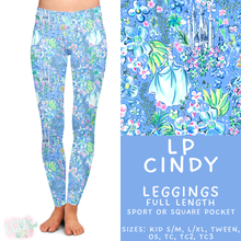 Load image into Gallery viewer, Ready to Ship - LP Cindy Full Length Leggings - Sport Pocket OS &amp; Square Pocket TC2
