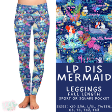 Load image into Gallery viewer, Ready to Ship - LP Dis Mermaid Full Length Leggings - Square Pocket TC2
