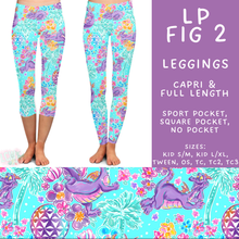 Load image into Gallery viewer, Batch #553 - LP Collection 3 - Closes 7/8 - ETA early Sept - LP Fig 2 Full and Capri Length Leggings
