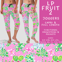 Load image into Gallery viewer, Batch #553 - LP Collection 3 - Closes 7/8 - ETA early Sept - LP Fruit 2 Full and Capri Length Joggers
