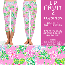 Load image into Gallery viewer, Batch #553 - LP Collection 3 - Closes 7/8 - ETA early Sept - LP Fruit 2 Full and Capri Length Leggings
