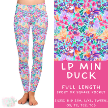 Load image into Gallery viewer, Ready to Ship - LP Min Duck Full Length Leggings - Square Pocket TC
