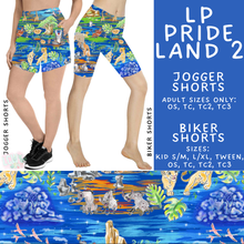 Load image into Gallery viewer, Batch #553 - LP Collection 3 - Closes 7/8 - ETA early Sept - LP Pride Land 2 Biker &amp; Jogger Shorts
