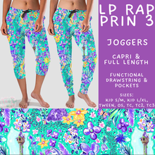 Load image into Gallery viewer, Batch #553 - LP Collection 3 - Closes 7/8 - ETA early Sept - LP Rap Prin 3 Full and Capri Length Joggers
