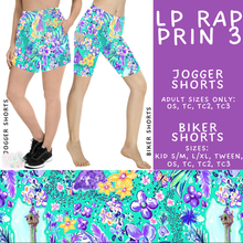 Load image into Gallery viewer, Batch #553 - LP Collection 3 - Closes 7/8 - ETA early Sept - LP Rap Prin 3 Biker &amp; Jogger Shorts
