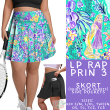 Load image into Gallery viewer, Batch #553 - LP Collection 3 - Closes 7/8 - ETA early Sept - LP Rap Prin 3 Skort
