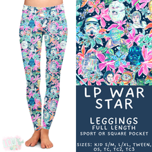 Load image into Gallery viewer, Ready to Ship - LP War Star Full Length Leggings - Sport Pocket TC2 &amp; Square Pocket TC
