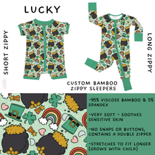 Load image into Gallery viewer, Batch #455 - Little Dreamers Lucky in Love - Closes 11/27 - ETA mid January - Lucky Short and Long Zippy Sleeper
