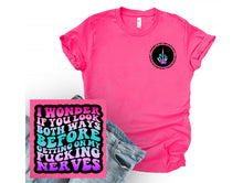 Load image into Gallery viewer, Wholesale Look Both Ways Graphic Tee - Fuschia
