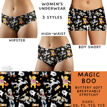 Load image into Gallery viewer, Ready To Ship - Magic Boo Women&#39;s Underwear - Boy Short OS
