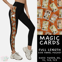 Load image into Gallery viewer, Ready to Ship - Magic Cards Side Panel Pocket Leggings - TC
