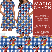Load image into Gallery viewer, Batch #548 - May Request Run - Closes 6/26 - ETA late August - Magic Check Adult &amp; Kids Dresses
