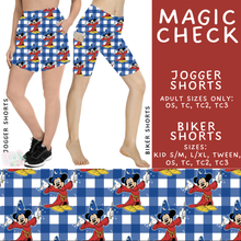 Load image into Gallery viewer, Batch #548 - May Request Run - Closes 6/26 - ETA late August - Magic Check Biker &amp; Jogger Shorts
