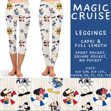 Load image into Gallery viewer, Batch #572 - Magical Faves 23 - Closes 8/19 - ETA mid October - Magic Cruise Full and Capri Length Leggings
