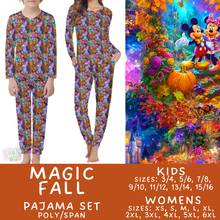 Load image into Gallery viewer, Batch #580 - Fall Family Pajamas 2 - Closes 9/4 - ETA early Nov - Magic Fall Women's &amp; Kid's Pajama Set
