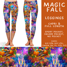 Load image into Gallery viewer, Batch #583 - Magical Character Fall - Closes 9/9 - ETA early Nov - Magic Fall Full and Capri Length Leggings
