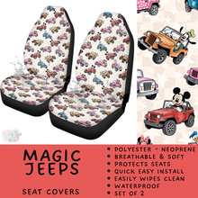 Load image into Gallery viewer, Batch #554 - Car Accessories 3 - Closes 7/10 - ETA early/mid Sept - Magic Jeeps Vehicle Seat Covers
