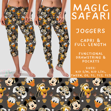 Load image into Gallery viewer, Batch #585 - Magical Faves 24 - Closes 9/14 - ETA mid Nov - Magic Safari Full and Capri Length Joggers
