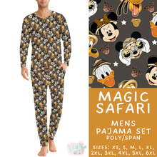 Load image into Gallery viewer, Batch #590 - Magical Family Pajamas - Closes 9/18 - ETA mid Nov - Magic Safari Men's Pajama Set
