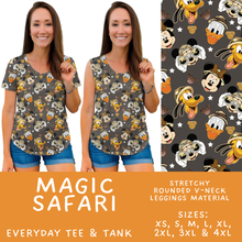 Load image into Gallery viewer, Batch #585 - Magical Faves 24 - Closes 9/14 - ETA mid Nov - Magic Safari Everyday Tank &amp; Tee
