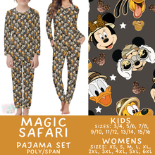 Load image into Gallery viewer, Batch #590 - Magical Family Pajamas - Closes 9/18 - ETA mid Nov - Magic Safari Women's &amp; Kid's Pajama Set
