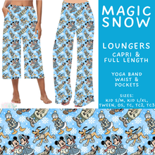 Load image into Gallery viewer, Batch #606 - Magical Character Winter - Closes 10/30 - ETA late Dec - Magic Snow Capri and Full Length Loungers
