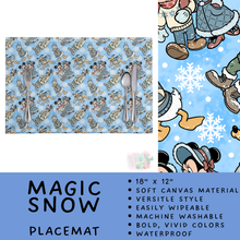 Load image into Gallery viewer, Batch #602 - Table Runners &amp; Placemats - Closes 10/23 - ETA mid Dec - Magic Snow Placemat

