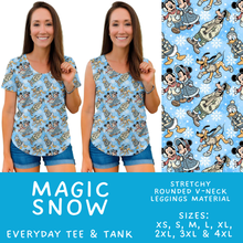 Load image into Gallery viewer, Batch #606 - Magical Character Winter - Closes 10/30 - ETA late Dec - Magic Snow Everyday Tank &amp; Tee

