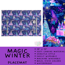 Load image into Gallery viewer, Batch #602 - Table Runners &amp; Placemats - Closes 10/23 - ETA mid Dec - Magic Winter Placemat

