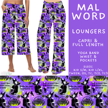 Load image into Gallery viewer, Batch #608 - Magic in Words - Closes 11/4 - ETA early Jan - Mal Word Capri and Full Length Loungers
