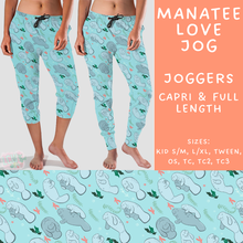 Load image into Gallery viewer, Batch #307 - Sea Life - Closes 3/20 - ETA mid May - Manatee Love Full and Capri Length Joggers
