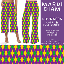 Load image into Gallery viewer, Batch #605 - Mardi Party - Closes 10/28 - ETA late Dec - Mardi Diam Capri and Full Length Loungers
