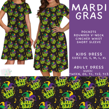 Load image into Gallery viewer, Batch #605 - Mardi Party - Closes 10/28 - ETA late Dec - Mardi Gras Adult &amp; Kids Dresses
