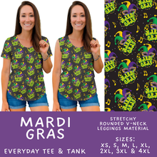 Load image into Gallery viewer, Batch #605 - Mardi Party - Closes 10/28 - ETA late Dec - Mardi Gras Everyday Tank &amp; Tee
